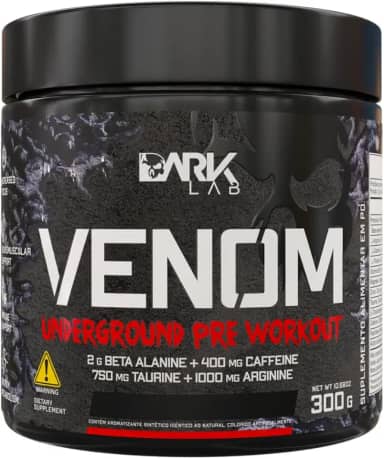 Pré-Workout Venom Underground Pré-Treino 300G Dark Lab (300g, Mango Loko)