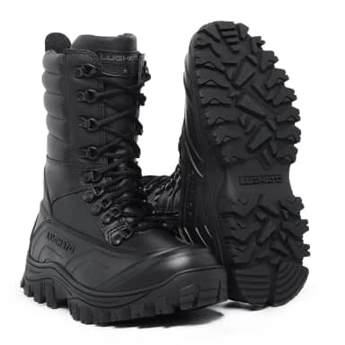 Coturno Militar Bota Tática Com Zíper Attack Reforçado Resistente a água LUGHATO OFICIAL