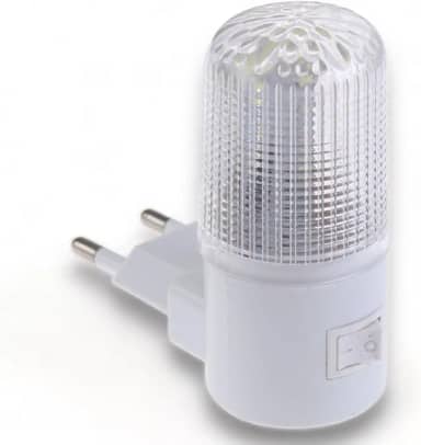 Abajur LED Mini Noturno Bivolt para Quarto Infantil: Luminária de Tomada em Acrílico - Luz Suave e Confortável para Bebês e Crianças - NEXUS MARKET (1)