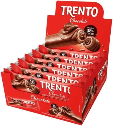 Chocolate Trento Ao Leite 38% Cacau 464g - 16x29g