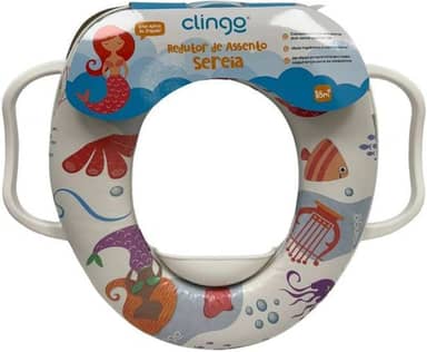 Clingo Redutor de Assento Sanitário Infantil Sereia