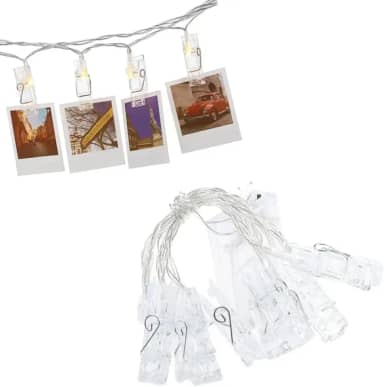 Cordão de Luz - Varal de Fotos com Prendedores Led