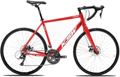 Bicicleta Aro 700 Speed KSW Road Grupo GTA 18 Marchas Relção 2x9V Sistema STI