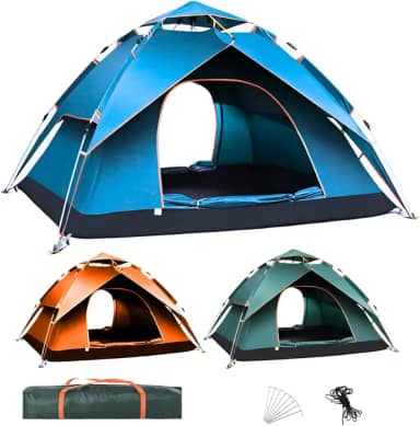 Barraca Camping 6 Pessoas Impermeável Monta Sozinha