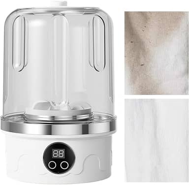 de roupas íntimas, mini máquina de lavar | portátil silenciosa e eficiente com 3 modos para meias, toalhas, tecidos delicados, roupas de bebê