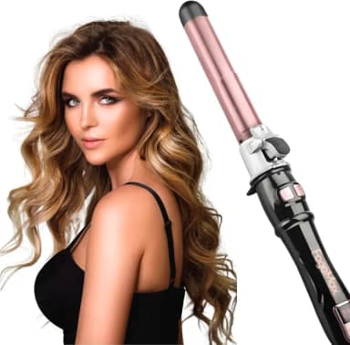 fogomax, Modelador De Cachos Giro Automático 28mm Profissional Rápido Aquecimento Bivolt Eleve Sua Beleza