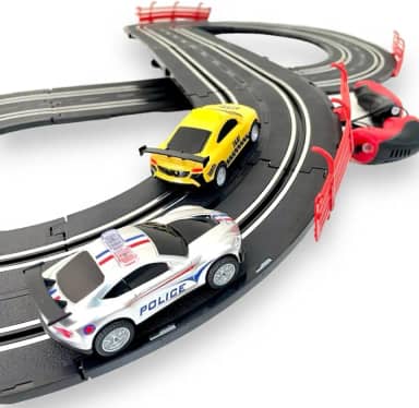 Autorama Pista Carrinho Controle Remoto Auto Luzes 2 Pistas