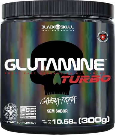 Glutamine Turbo 300G, Black Skull