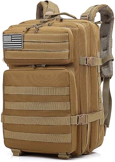 Mochilas Táticas Militares para Homens Molle Daypack 45L Grande Bolsa, Mochila De Emergência De Para Caça, Caminhadas, Acampamentos e Atividade Ao Ar Livre