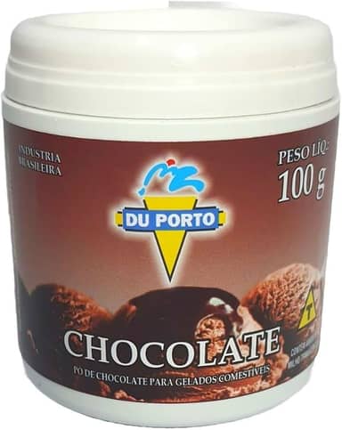 Base em Pó Para Sorvetes Picolés Geladinhos Vários Sabores (Chocolate)