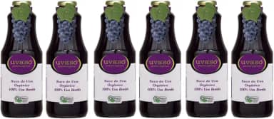 Suco de Uva Bordô Integral Orgânica Uva'Só Kit 6 Unidades 1 L
