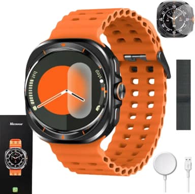 Relógio Inteligente Smartwatch Ma27 MICROWEAR Ma27 Whatsapp Nfc Amoled 47mm Chatgt 24/25+ Brindes(Org).