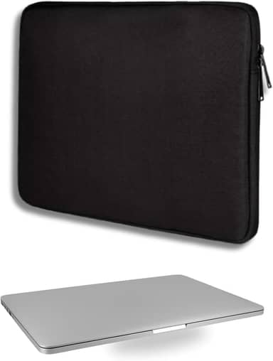 Capa Neoprene P/Notebook Macbook e Tablet até 15,6 Polegadas - Flexível, Macio, Resistente a Respingo, Poeira e Arranhões, Impermeável - Design Slim e Elegante - Proteção Premium com Zíper Reforçado