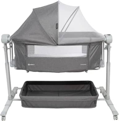 Berço Co-Bed,Safety 1st Lounge com Balanço Automático - Grey
