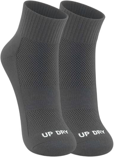 Meia Performance Esportiva Cano Médio Up Dry Anti Bolha Anatômica Academia Caminhada Corrida Bike