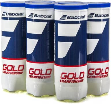 Bola de Tênis Babolat Gold Championship Pack com 6 Tubos