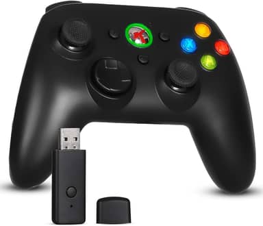 Controle Sem Fio Recarregável para Xbox 360 e Computador com Joystick Manete