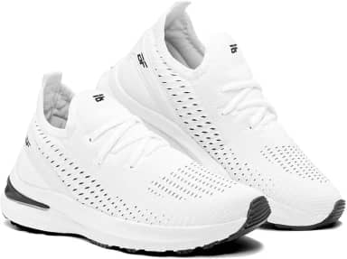 Tênis Feminino Branco Esportivo Casual Leve e Confortável para Caminhada BF Shoes Elite