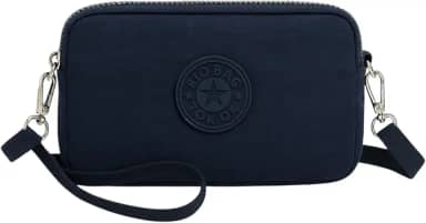 Bolsa Carteira Tiracolo Impermeável com 2 Alças – Transversal e de Mão, Compacta, com 3 areas e Compartimentos, Ideal para Celular, Carteira, Passeios e Viagens