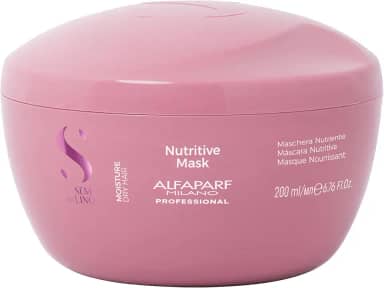 Alfaparf Máscara Nutritiva Milano Semi Di Lino Moisture Para Cabelos Secos - Segura Em Cabelos Tingidos - Sem Sulfato Parabenos E Parafina - Qualidade De Salão Profissional 200Ml