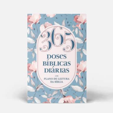 365 Doses Bíblicas Diárias Floral: Com plano de leitura da Bíblia