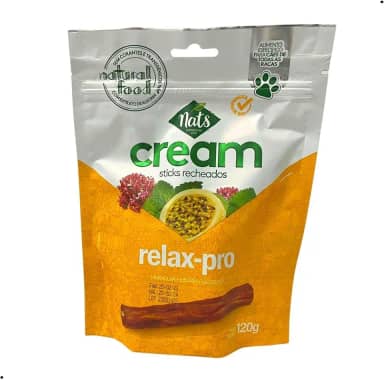 Bifinho Recheado Cream Relax-Pro Nats p/ Cães 120g