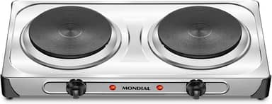 MONDIAL Fogão Elétrico Fast Cook Due, Inox, 2000W, 110V - FE-03