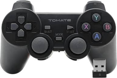 Controle Sem Fio Para Pc Com JoyStick Gamer Analogico USB 2.4G