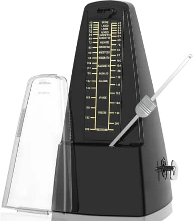 Metrônomo Mecânico, Metrônomo Mecânico Analógico, Padrão Universal Metronome para Piano, Guitarra, Bateria, Violino, Bateria