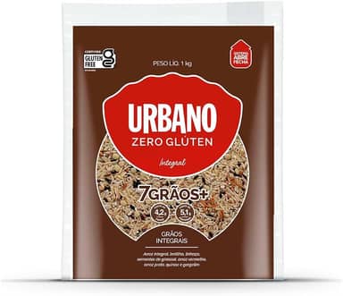 Urbano, Arroz 7 grãos + Integral - 1kg