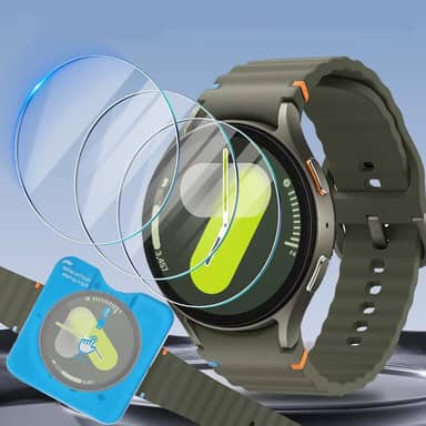 Película de vidro temperado para Samsung Galaxy Watch 7, película de vidro temperado HD de três tamanhos de alta sensibilidade (40 mm)