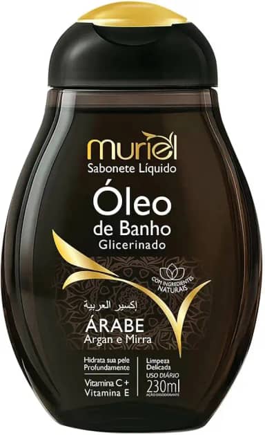 Sabonete Líquido Óleo De Banho Glicerinado Árabe Argan e Mirra 230ml