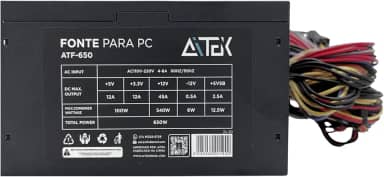 Fonte De Alimentação Para Computador Pc Atx de 650w
