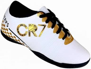 Chuteira Infantil Futsal Futebol Menino Leve Macio CR