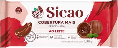 Cobertura sabor Chocolate Ao Leite Fracionado Sicao 1KG