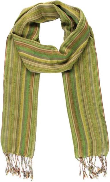 Cachecol Echarpe Lenço Xale Listrado Colorido Longo e Leve Com Franja Moda Feminina Inverno Frio