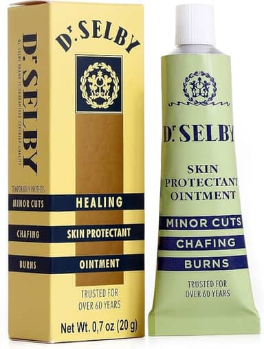 Pomada Protetora para Pele, Cicatrizante para Cortes Menores, Queimaduras e Assaduras, 20g, Uso Tópico, Fórmula Comprovada por 60 Anos