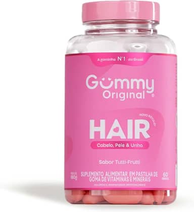 Gummy Hair Vitamin Cabelos, Unhas e Pele Tutti-Frutti 60 Gomas – Gummy