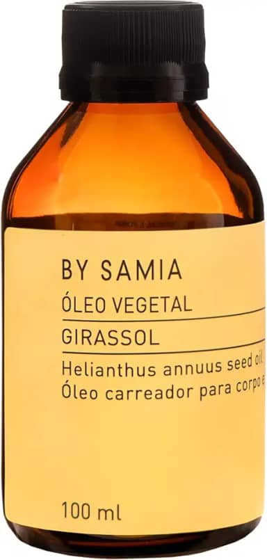By Samia Óleo Vegetal de Girassol | 100% Puro Helianthus Annuus | Hidratação, Proteção e Antioxidante para Pele e Cabelo | 100ml