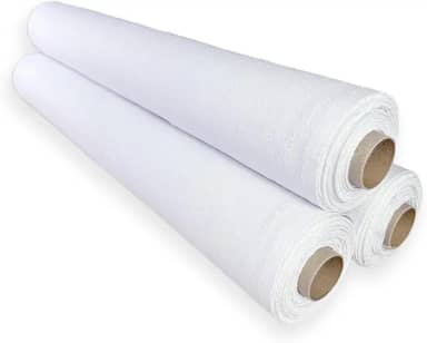 Tecido Alvejado Para Pano De Prato, Rolo Com 10 Metros