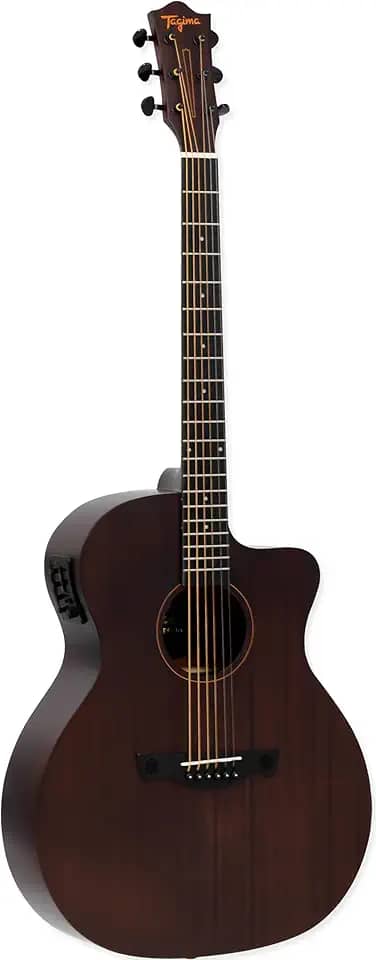 VIOLÃO GRAND AUDITORIUM CUTAWAY EQ AÇO T/SAPELE B/S SAPELE DALLAS GRAN RESERVA DKMOP TAGIMA