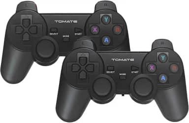 Kit 2 Controles Wireless sem Fio 2.4G com Alcance Até 10 Metros para PC TV e Jogos com Recepctor USB