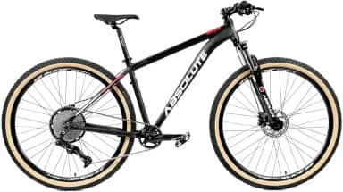 Bike Toda em Aluminio Aro 29 MTB da Absolute Nero 4 Com Freios a Disco Hidráulico Relação de 12V Pedivela single 1v Catraca K7 11/50D 12v com sistema de suspensão