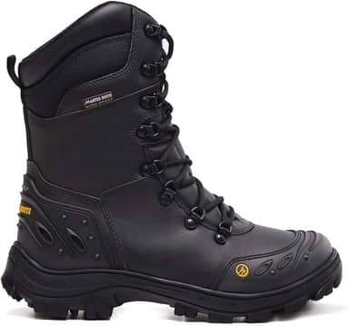 Bota Masculina Motociclista Coturno Cano alto Couro Legitimo Conforto