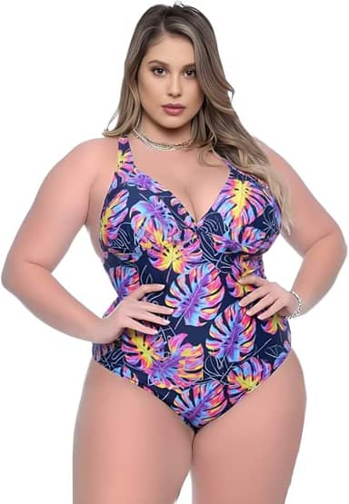 Maiô Body Tamanhos Grandes Bojo Reforçado Conforto Modelador