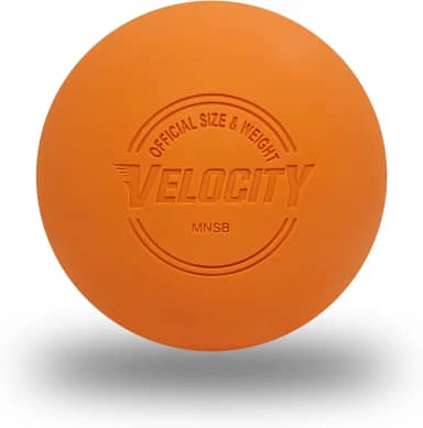 Velocity Bola de lacrosse texturizada, a bola Pro Grip dura duas vezes mais, certificado SEI, bolas de jogo ou prática NOCSAE, bolas de treinamento perfeitas para faculdades, escolas e clubes