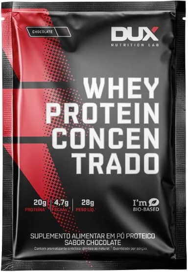 Whey Protein Concentrado Caramelo Salgado Sachê 30g – Contribui para o Ganho Muscular Hipertrofia – Dux Human Health