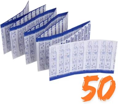 50 Dilatador Nasal Adesivo Anti Ronco Rinite com Embalagem Individual Adesivo Forte