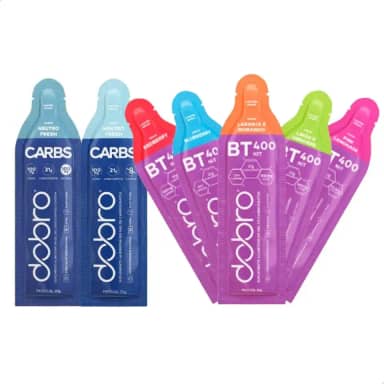 Starter Pack 7 Unidades, 5 Géis BT Nit Sabores Variados + 2 Carbs Neutro Fresh Com e Sem Cafeína