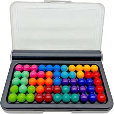 Quebra-Cabeça 3D Infantil 120 Desafios – Jogo Educativo de Lógica e Raciocínio Cores Sortidas Portátil Para Crianças 3 formas de jogar